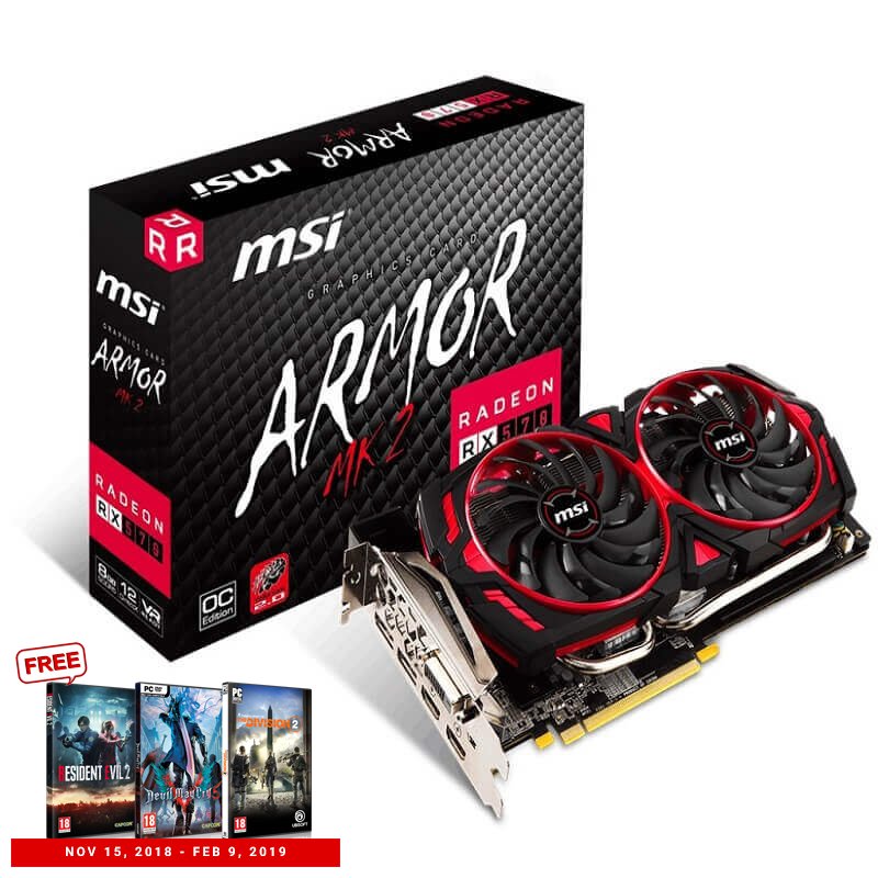 Msi rx 570 armor 8g oc какая память